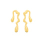 Brinco Dourado Orgânico de Gota