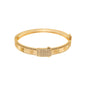 Bracelete Dourado Cravejado de Zircônia