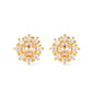 Brinco Dourado Glamour Pedras de Zircônia