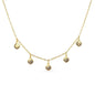 Colar Dourado de Concha