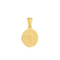 Pingente Dourado Medalha de São Bento